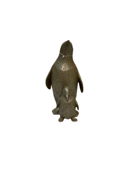 Statue Pingouin et son bébé
