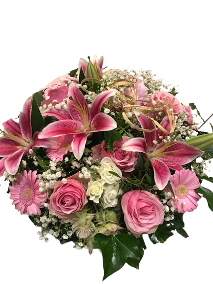 Bouquet avec fleurs de lyc